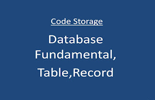 Database fundamental.what is database and table and record.