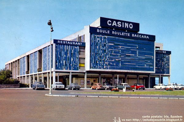 Boulogne-sur-Mer - Le Casino  Architectes: Pierre Sonrel, Marcel Bonhomme  Façades en mosaïque de céramique (Céralux): Françoise Lelong (1925-1961)  Projet: 1951 - Construction: 1959  Destruction: 1987 