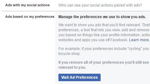 Visit Ad Preferences