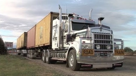 truk box gandeng Kenworth T906