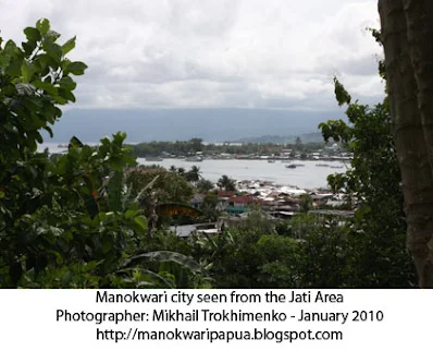 The view of Manokwari city