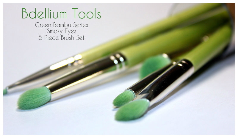 Review: Bdellium Tools, Green Bambu Series, Smoky Eyes, 5 Piece Brush Set