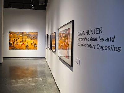 A view of artist Dawn Hunter's exhibition at the Delaware Contemporary Art Center