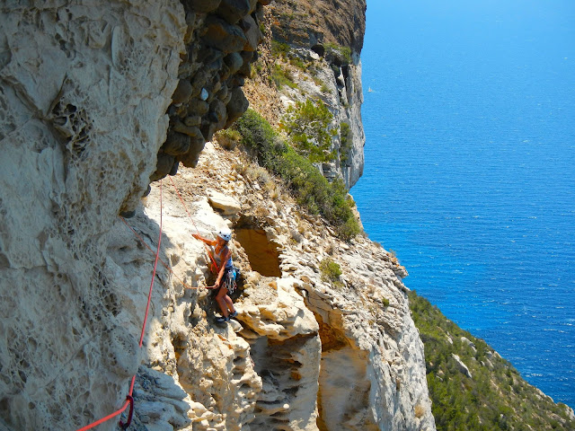 escalade à Cap-Canailles Cassis Calanques Manu RUIZ