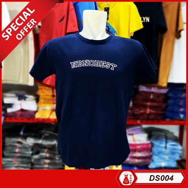 DS004 Kaos Pria Distro Lengan Pendek Premium Bahan Katun Import BMGshop