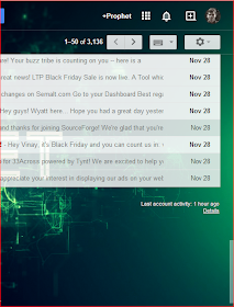 recent activity on gmail