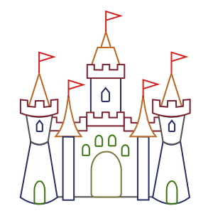 cartoon castle disney coloring pages.jpg