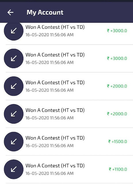 Prime Captain Payment Proof : withdrawal , Winning