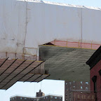 Wrapped Brooklyn Bridge - From Water St.
