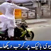 Old Pakistani Man Showing Stunt On Sports Bike