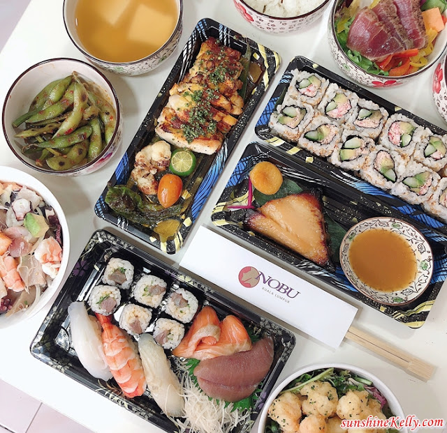 NOBU Kuala Lumpur, Takeaway Menu, Social Distance Dining, NOBU, Sushi & Sashimi Set, Matshuhisa Bento Box, Black Cod with Miso, Seafood Poke Donburi, Rock Shrimp Tempura with Nobu Sauce, Japanese Food, Food