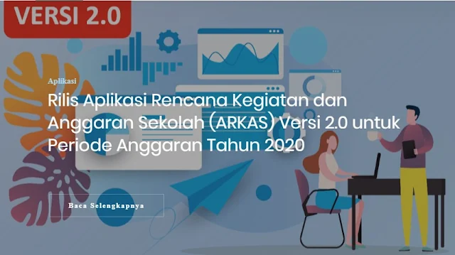 Aplikasi Arkas Versi 2.0 Tahun 2020