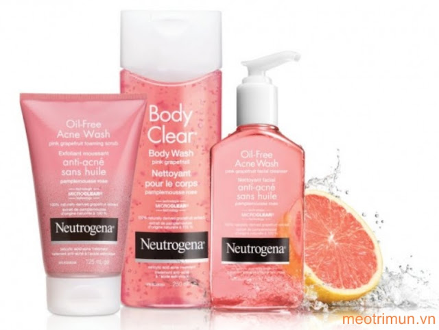 Gel trị mụn Neutrogena Oil Free Acne Wash Pink Grapefruit