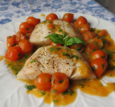 Tomato & Herb Sauced Alaskan Black Cod