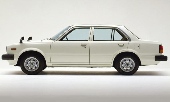 1980 Honda Civic 4-door Sedan White