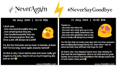 #NeverAgain vs. #NeverSayGoodbye