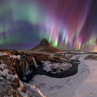 Aurora over Snaefellsnes Peninsula