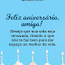 Mensagem de Feliz Aniversário para Amigo 