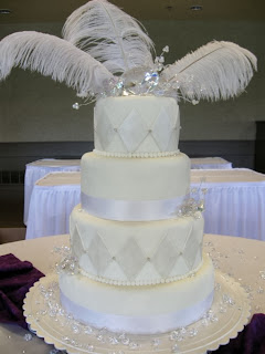 Tortas de Boda con Plumas, parte 3