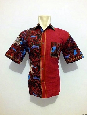 15+ contoh model baju batik pria modern 2020 desain terbaik