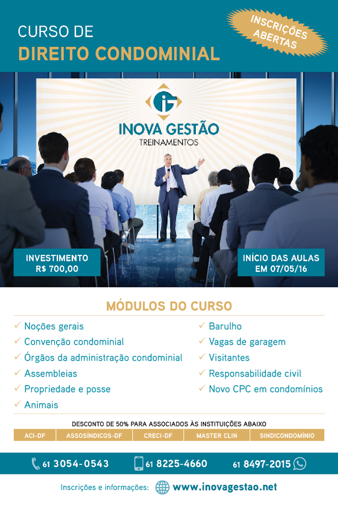 Curso de Direito Condominial em Brasília