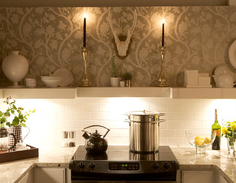 Kitchen Wallpaper on Design Manifest  Monday In The Kitchen     Wallpaper