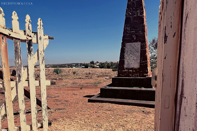 the entrance to gwalla cemetery