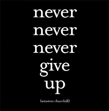 quotes about giving up