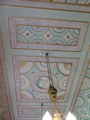 neoclassical decorated ceiling