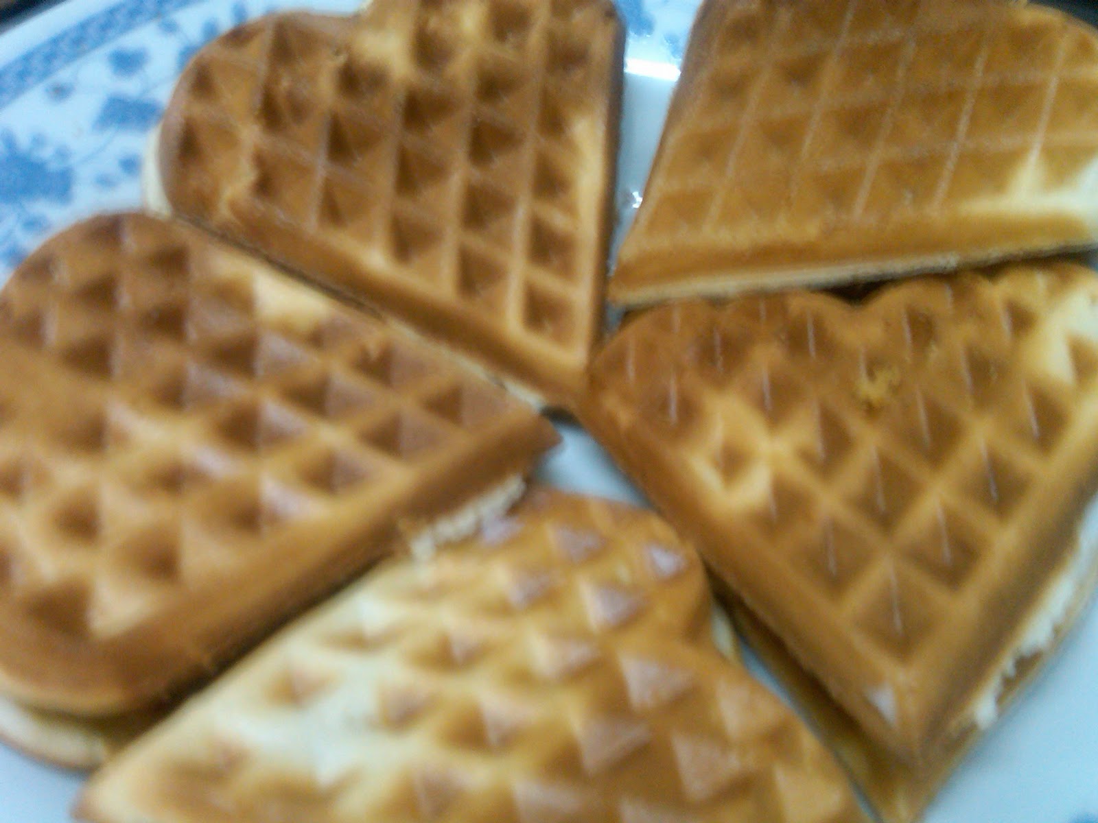 Salju 💠 kuih : Waffle Chicken Floss