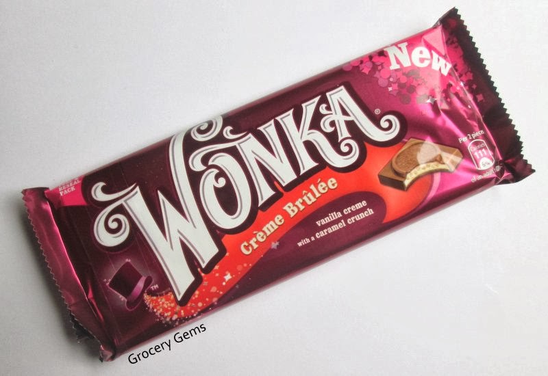 Grocery Gems Review New Wonka Crème Brûlée Chocolate Bar