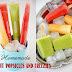 3 Different Homemade Fruit Popsicles and Freezies