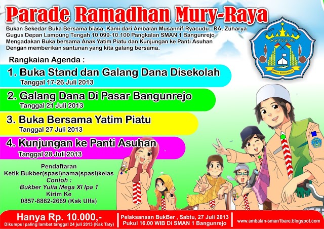 Ambalan Mury-Raya Adakan Parade Ramadhan