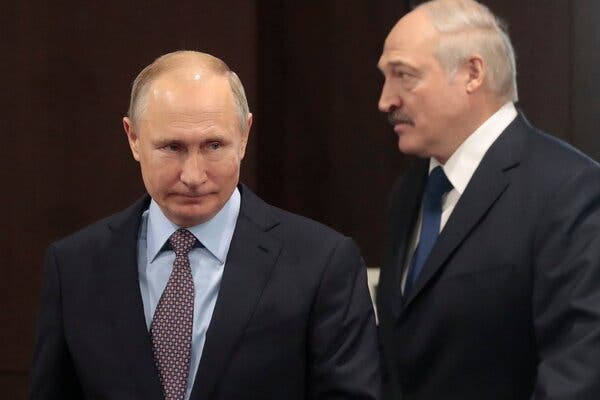 Ông Putin sẵn sàng hỗ trợ Tổng thống Lukashenko về quân sự nếu cần