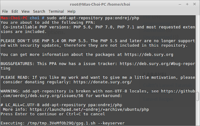 Cara Menginstall PHP 5.6 di Linux Mint 18 Sarah