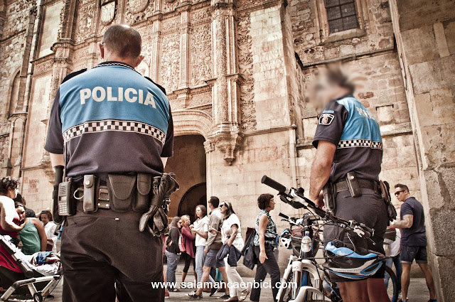 policía local salamanca bici