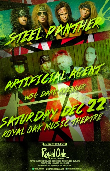 Artificial Agent Steel Panther