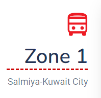 Citylink Shuttle Bus Route in kuwait