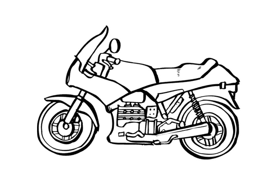 Motorcycle Coloring Pages 3