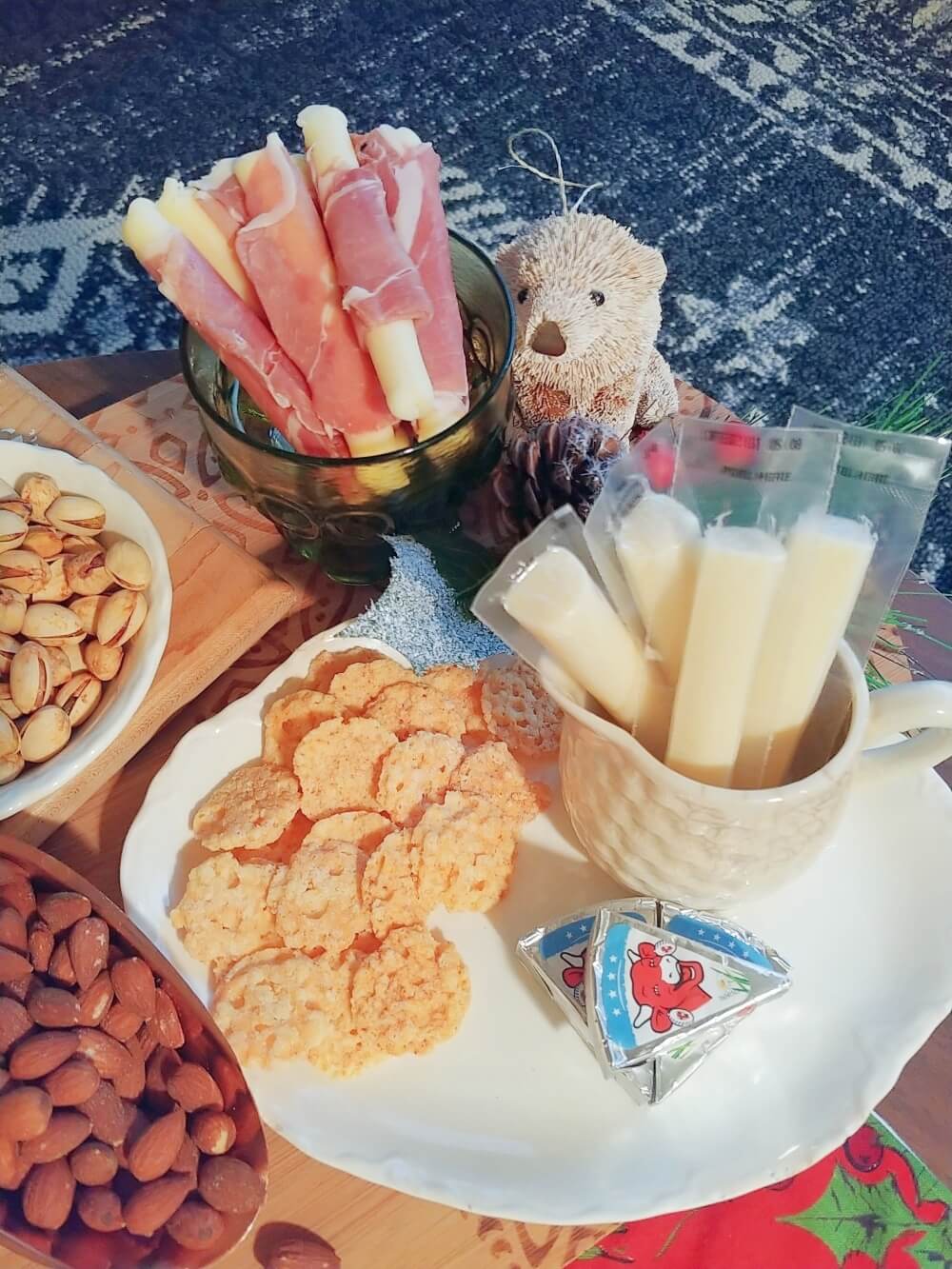 Christmas Movie Night Keto Charcuterie Board