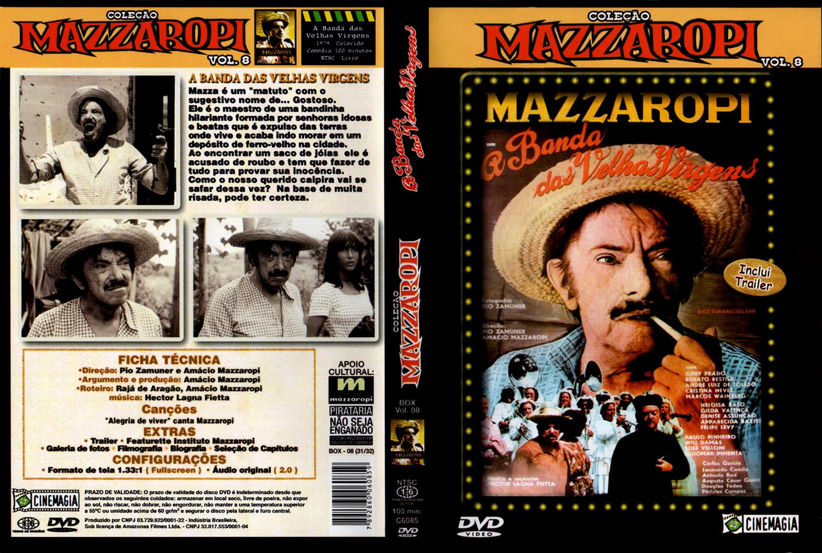 Capa: Mazzaropi – O Jeca e a Égua Milagrosa Filme