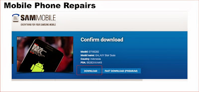Cara Download Firmware Samsng dari SAMMOBILE
