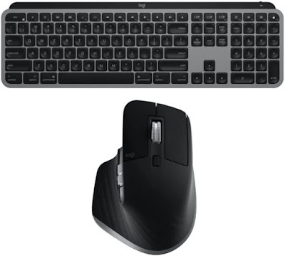 Logitech MX Keys Advanced Illuminated Wireless Keyboard and MX Master 3 Advanced Wireless Mouse