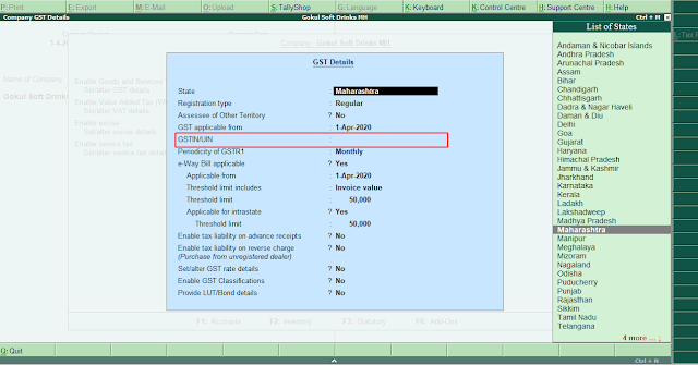 POS GST Detail