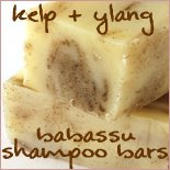 Organic Kelp + Ylang Babassu Shampoo Bar by Anita Grant, natural and organic skin and hair care products