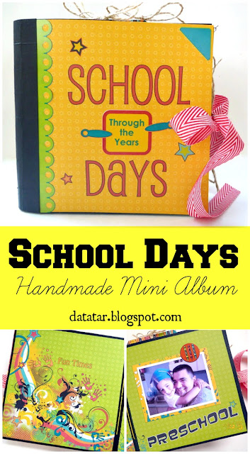 Moxxie School Days DIY Preschool Through Grade 12 Mini Album by Dana Tatar