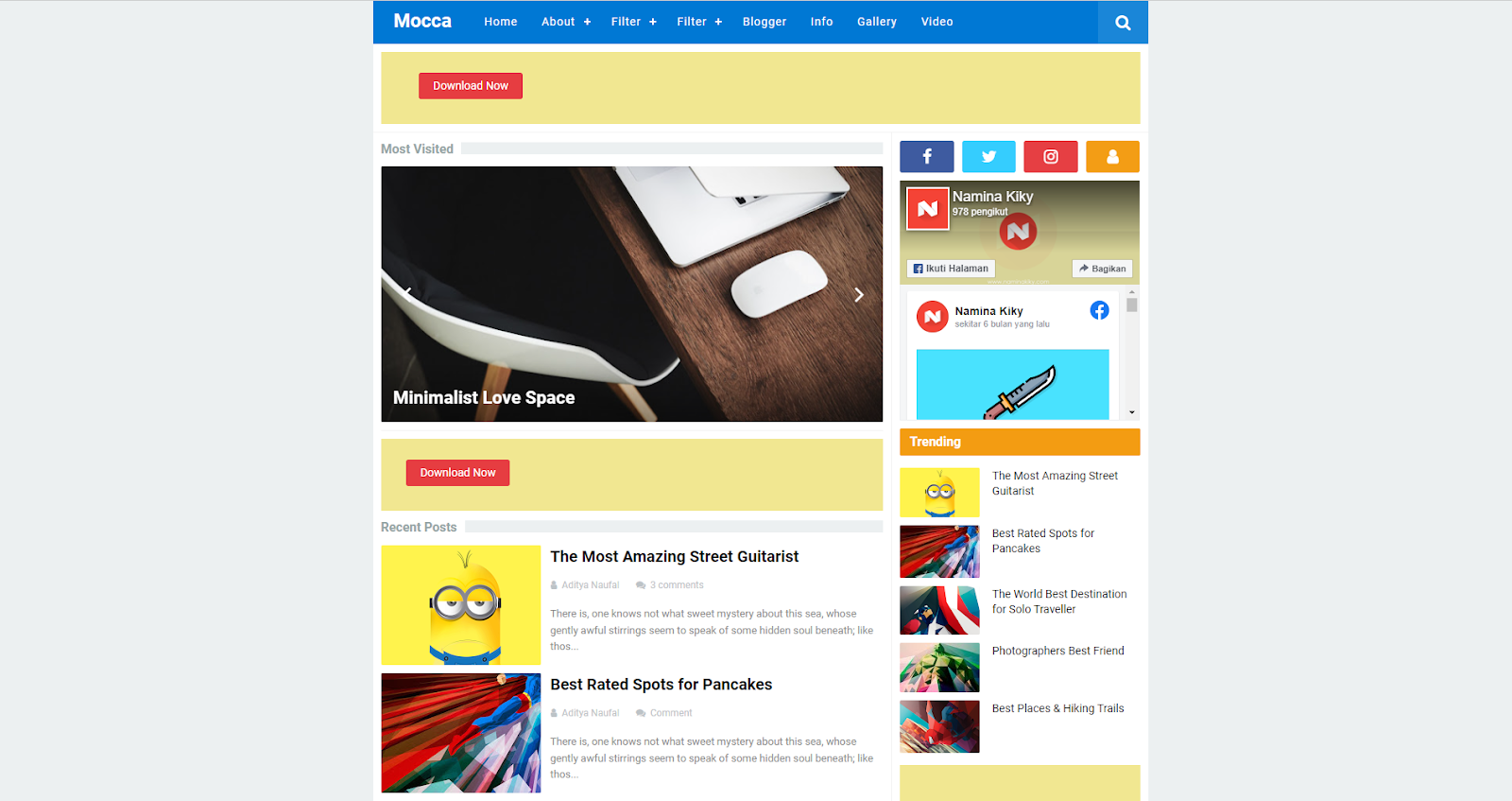 Template Blogger | Mocca