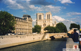 passeando por Paris - Rive Gauche - visão da Notre Dame