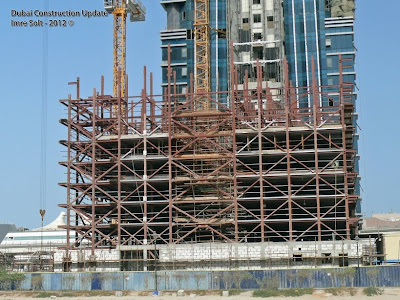 Al Hikma Tower construction photos Al Hikma automated car park photos 