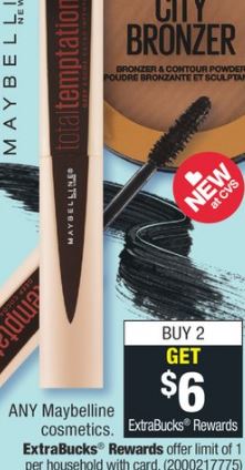 Maybelline cvs couponers deals